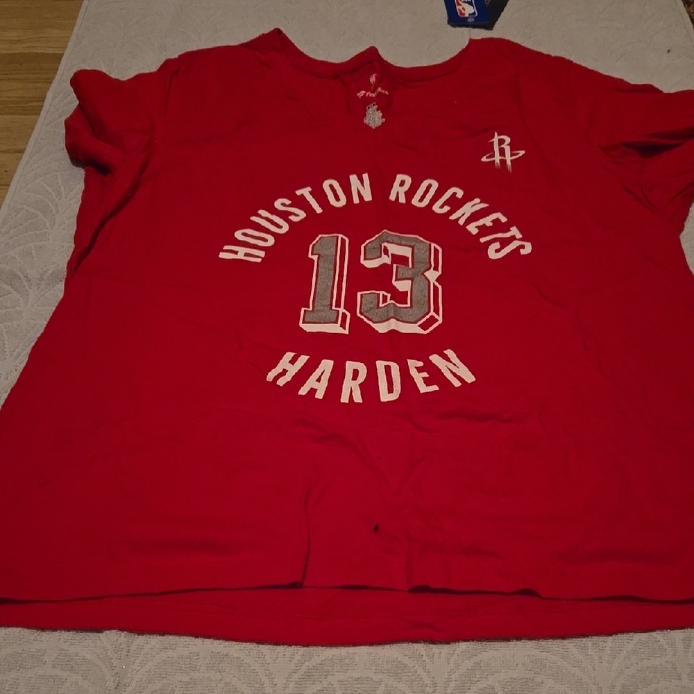 Houston Rockets Women Red T-Shirt